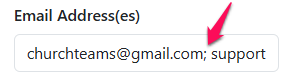 emailsemicolon